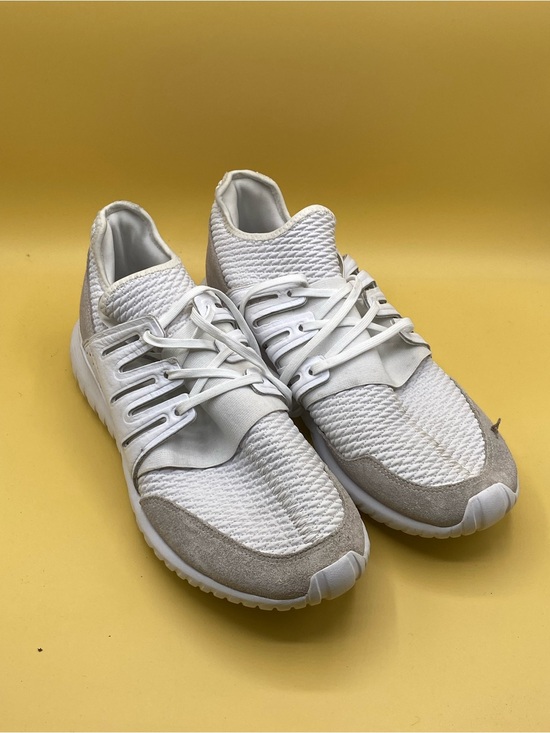 adidas Other - adidas Tubular Radial White and Light Gray Knit